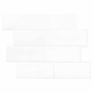 vidaXL Decorative Stickers 10 pcs White 29 x 21 cm