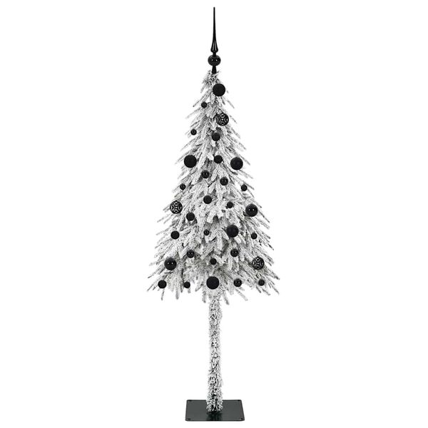 vidaXL Christmas Tree with 150 LEDs White 150 cm PE and Steel
