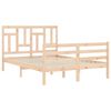vidaXL Bed Frame without Mattress 140x200 cm Solid Wood