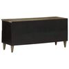 vidaXL TV Cabinet Black 100x33x46 cm Solid Wood Mango