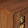 vidaXL TV Cabinet with Drawer Walnut 105 x 33 x 46 cm Solid Mango Wood