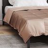 vidaXL Summer Duvet Gold 200 x 140 cm Satin and Microfiber