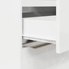 vidaXL Storage Cabinet High Gloss White 60 x 48 x 81 cm