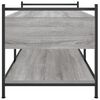 vidaXL Coffee Table Grey Sonoma 99x50x50 cm Engineered Wood