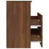 vidaXL Bed Cabinets 2 pcs Brown Oak 50x32x60 cm