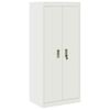 vidaXL Storage Cabinet White 60 x 40 x 140 cm Cold-Rolled Steel