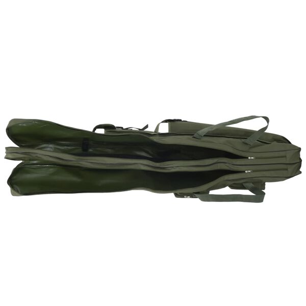 vidaXL Fishing Rod Bag Dark Green 150 cm Oxford Fabric