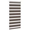 vidaXL Zebra blind 80.9x150 cm Fabric Width 76.7 cm coffee