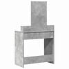 vidaXL Dressing Table Concrete Grey 79 x 41 x 140 cm Engineered Wood