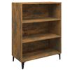 vidaXL Sideboard Smoked Oak 69.5x32.5x90 cm Engineered Wood