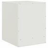 vidaXL Bedside Cabinets 2 pcs White 34.5x39x44 cm Steel