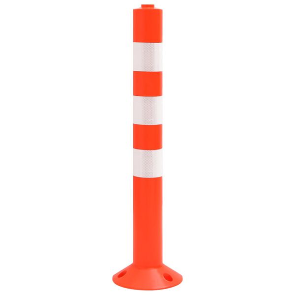 vidaXL Traffic Control Bollards 10 pcs 75 cm PE