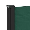 vidaXL Retractable Side Awning Dark Green 180x600 cm