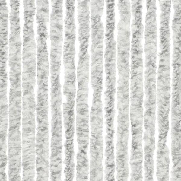 Travellife Fly Curtain for Door Chenille Rain 185x56 cm Grey and White