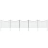 vidaXL Lower Arch Garden Fence Set 77,5x64 cm Green