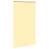vidaXL Roller Blind Blackout Yellow 125x230 cm Fabric Width 121.6 cm Polyester