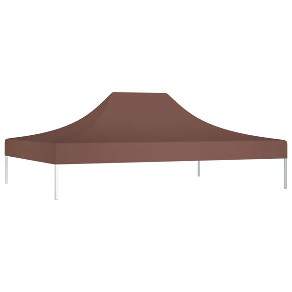 vidaXL Party Tent Roof 4x3 m Brown 270 g/m&sup2;