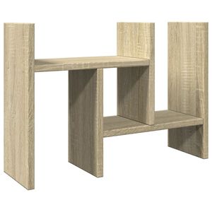 vidaXL Desk Organiser Sonoma Oak 34.5 x 15.5 x 35.5 cm Engineered Wood