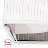 vidaXL Bamboo Laundry Basket White 100 L