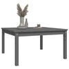 vidaXL Garden Table Grey 82.5x82.5x45 cm Solid Wood Pine