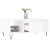 vidaXL Coffee Table White 90x50x36.5 cm Engineered Wood