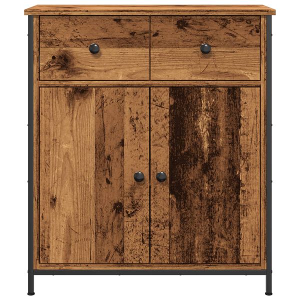 vidaXL Sideboard Old Wood 70x30x80 cm Engineered Wood