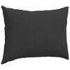 vidaXL Sofa Pillows 2 pcs Black 70 x 50 cm Fabric