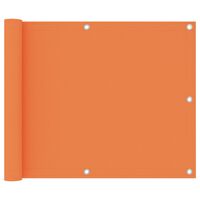 vidaXL Balcony Screen Orange 75x300 cm Oxford Fabric