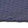 vidaXL Rug Rectangular Navy Blue 120x180 cm Cotton