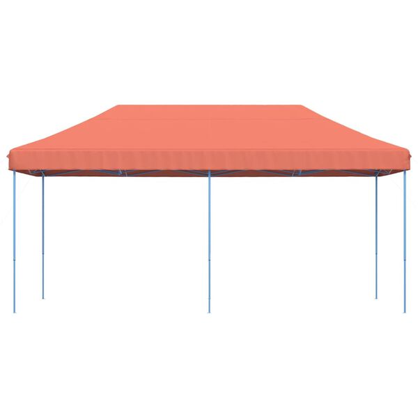 vidaXL Foldable Party Tent Pop-Up Terracotta 580x292x315 cm