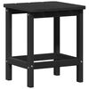 vidaXL Adirondack Side Table Black 38 x 38 x 46 cm HDPE