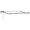 vidaXL Manual Retractable Awning with LEDs 3.5 x 2.5 m