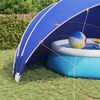vidaXL Pool Dome Folding Manual Green 592 x 590 x 275 cm