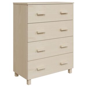 vidaXL Sideboard "HAMAR" Honey Brown 79x40x103,5 cm Solid Wood Pine