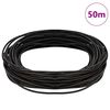 vidaXL Leather Cord Dark Brown &Oslash;1 mm x 50 m Leather