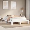 vidaXL Bed Frame without Mattress White 160x200 cm Solid Wood Pine
