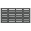 vidaXL Wall Headboard Grey 146x3x63 cm Solid Wood Pine