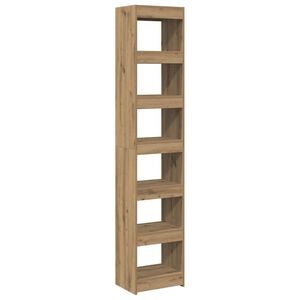 vidaXL Book Cabinet/Room Divider Artisan Oak 40x30x198 cm