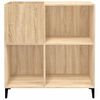vidaXL Record Cabinet Sonoma Oak 84.5x38x89 cm Engineered Wood
