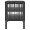 vidaXL TV Cabinet Black 105x35x50 cm Glass and Steel