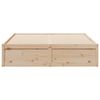 vidaXL Bed Frame without Mattress 160x200 cm Solid Wood Pine