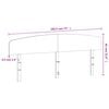 vidaXL Headboard White 180 cm Solid Wood Pine