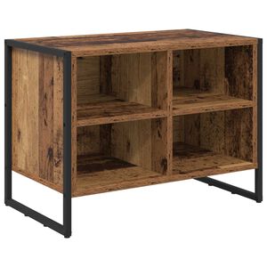 vidaXL Shoe Cabinet 60 x 35 x 44 cm Engineered Wood Old Wood