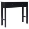 vidaXL Console Table Black 90x30x77 cm Wood