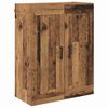 vidaXL Highboard 2 pcs Old Wood Engineered Wood