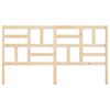 vidaXL Bed Headboard 206x4x104 cm Solid Wood Pine