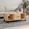 vidaXL Coffee Table Sonoma Oak 102x50x40 cm Engineered Wood