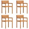 vidaXL 5 Piece Garden Dining Set Solid Wood Acacia