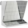 vidaXL Hay Feeder Silver 71 x 33 x 70 cm Galvanised Steel