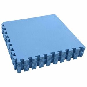 vidaXL Pool Ground Mat 12 pcs Blue 4.32 ㎡ EVA Foam